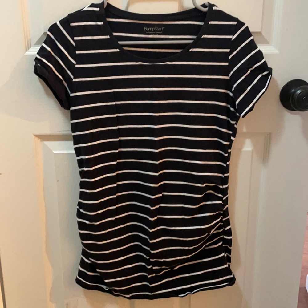 BumpStart maternity striped t-shirt size small